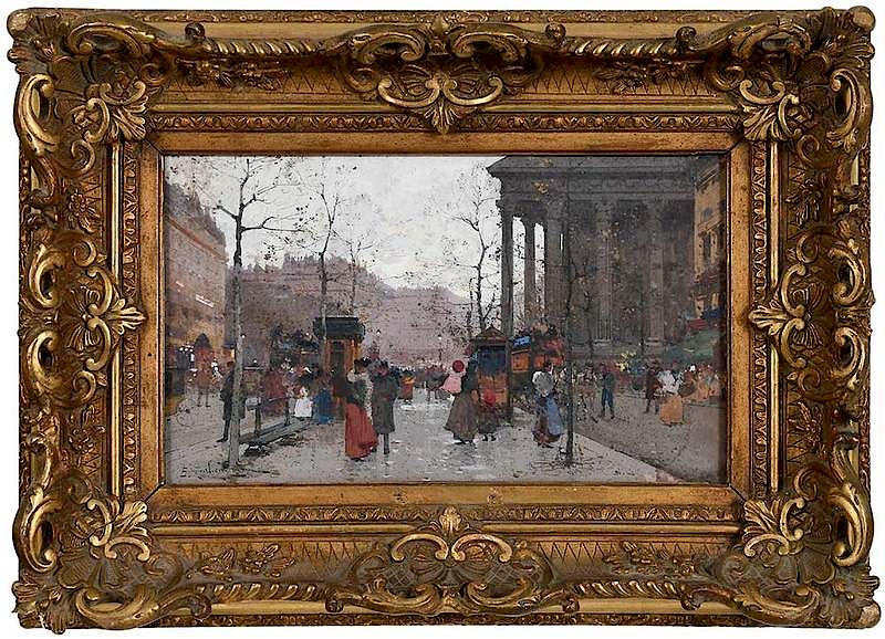 Appraisal: Eugene Galien-Laloue French - The Madeleine signed lower left E