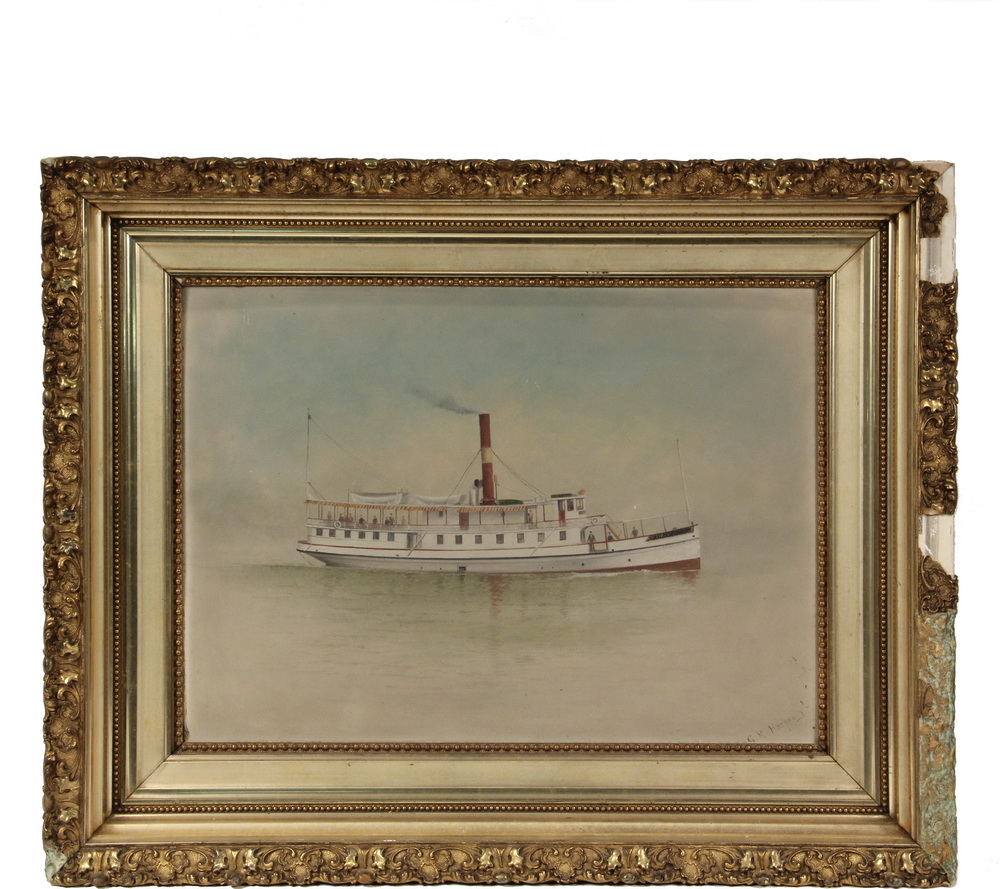 Appraisal: GEORGE M HATHAWAY ME - - Ship's Portrait of the