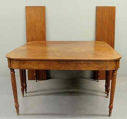 Appraisal: Sheraton mahogany banquet table with modifications of a later date