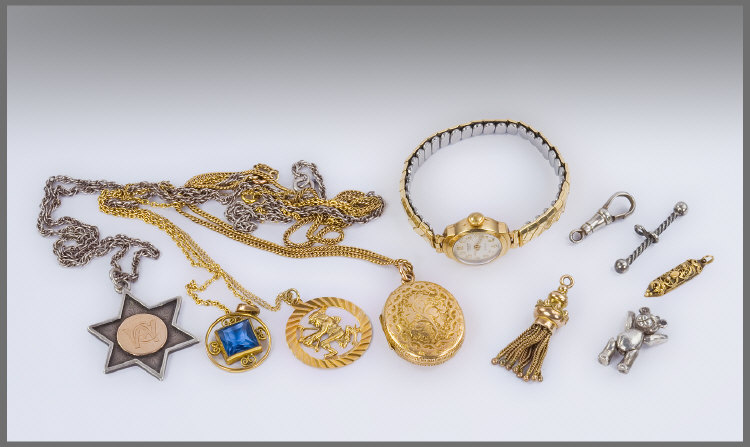 Appraisal: Small Collection Of Jewellery Comprising A Ladies ct Gold Excalibur