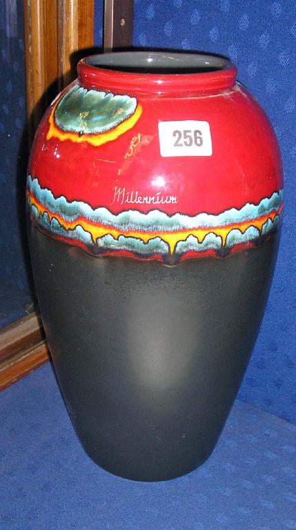 Appraisal: A Poole pottery Millennium limited edition vase -