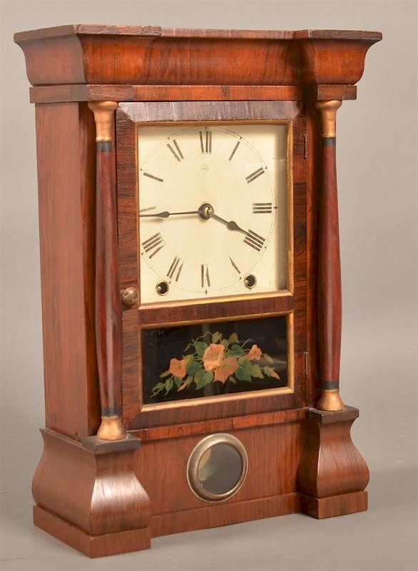 Appraisal: Seth Thomas Rosewood Case Shelf Clock Seth Thomas Rosewood Architectural