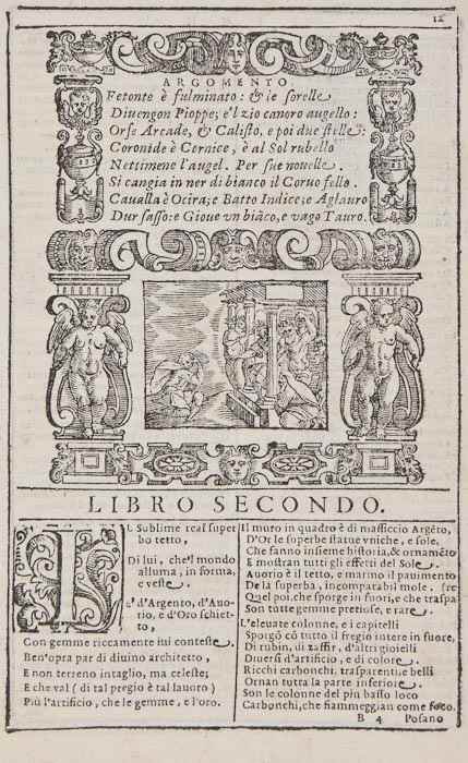 Appraisal: Ovidius Naso Publius Le Metamorfosi double column title within decorative