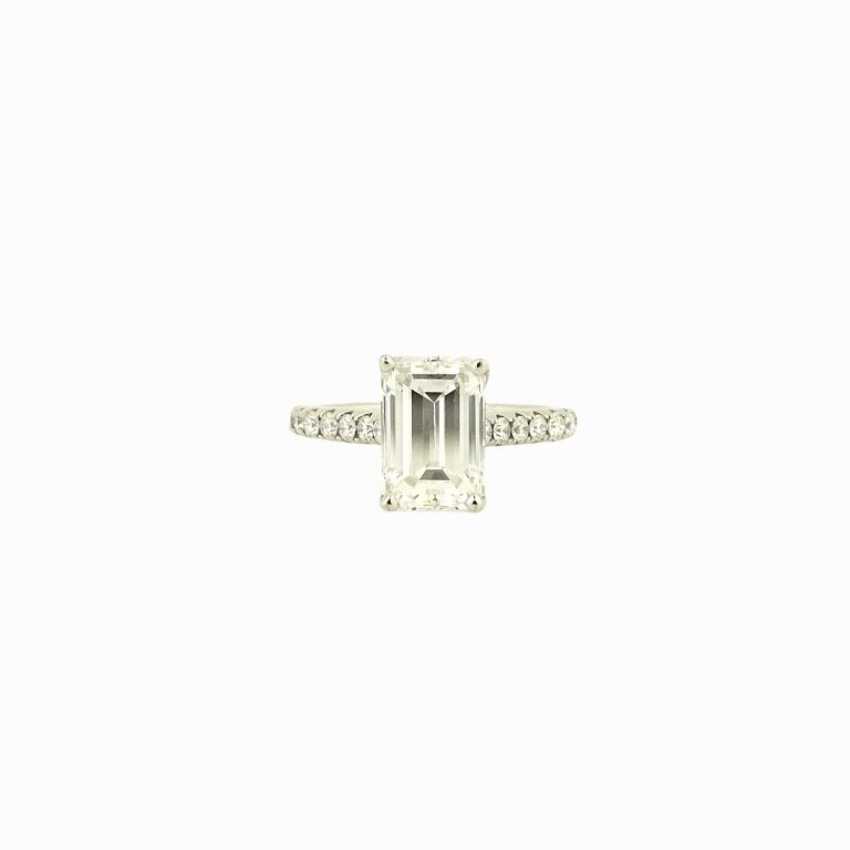 Appraisal: GIA ct Emerald Cut Diamond E VVS GIA ct Emerald