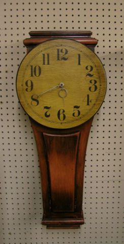 Appraisal: Early American-style wall clock battery operated