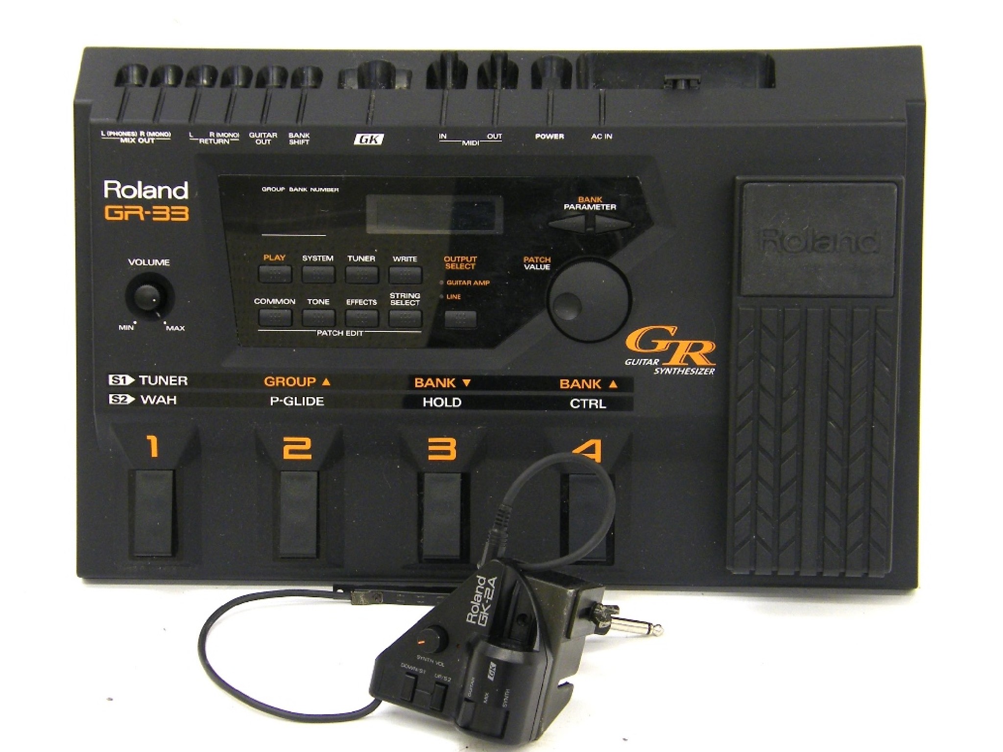 Appraisal: Roland GR- guitar synthesizer unit together with a Roland GK-