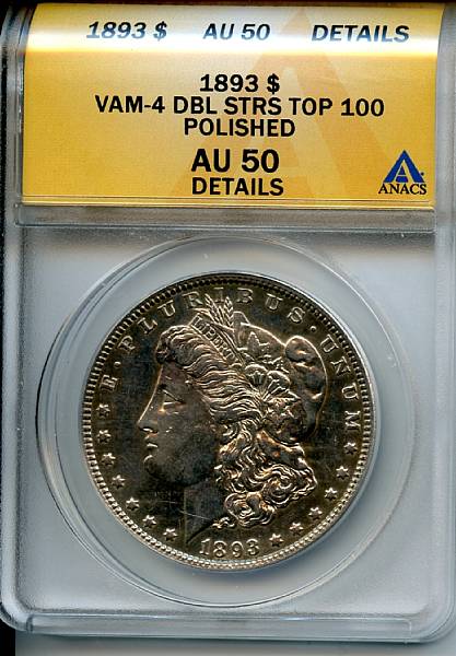 Appraisal: Details of AU Polished ANACS VAM- Top Variety Doubled Stars