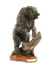 Appraisal: BRONZE SCULPTURE - 'Brute Force' by Lorenzo E Ghiglieri OR