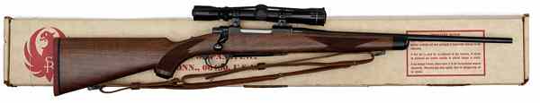 Appraisal: Ruger Model Bolt Action Rifle with Leupold Scope Savage cal