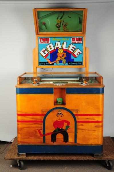 Appraisal: Chicago Coins Goalie Coin-Op Arcade Machine Circa s Working Condition