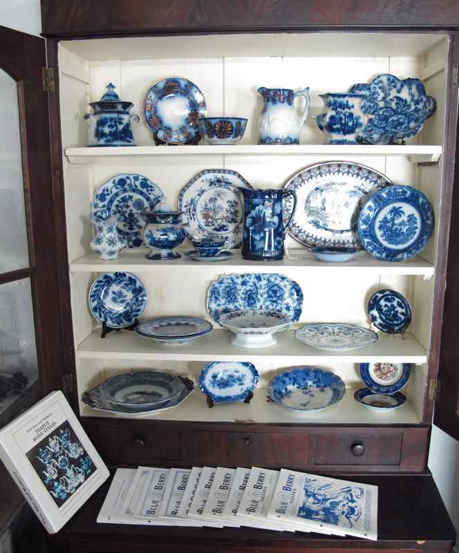 Appraisal: AN ASSEMBLED COLLECTION OF FLOW BLUE CHINA Approx pieces to