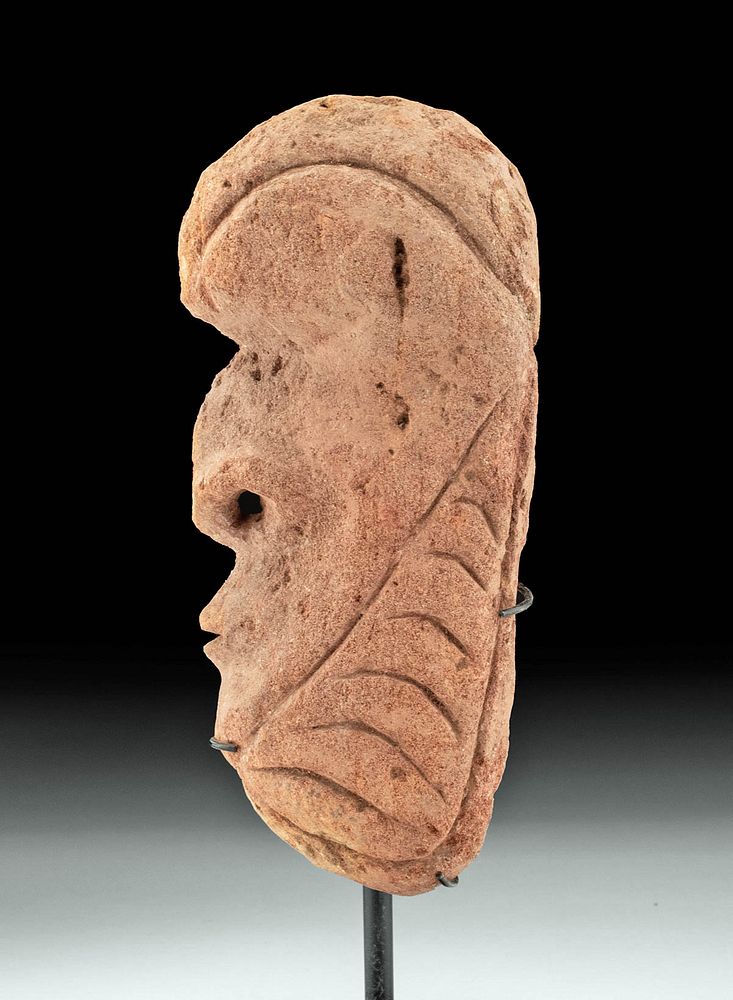 Appraisal: Early th C Papua New Guinea Stone Ancestor Head Oceania