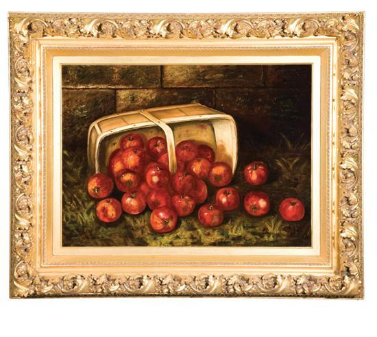 Appraisal: STILL LIFE WITH FRUIT AMERICAN LATE TH CENTURY Oil on