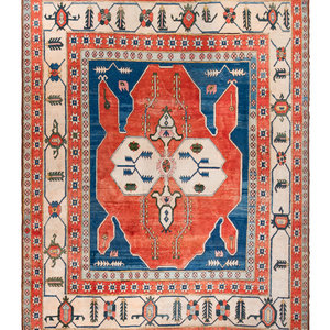 Appraisal: A Turkish Wool Rug th Century x inches