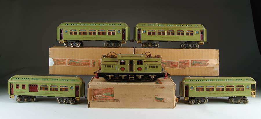 Appraisal: LIONEL STANDARD GAUGE E W ORIGINAL BOXES The engine has