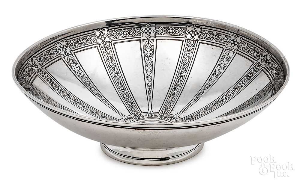 Appraisal: Tiffany Co Art Deco sterling silver bowl Exclusive on Bidsquare