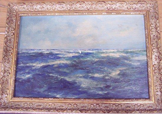 Appraisal: Frank Henry MasonThe Open Seasignedoil on canvas cm x cm