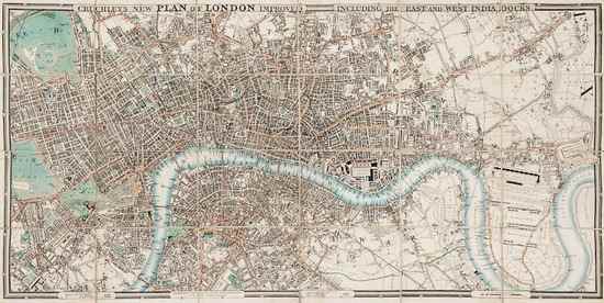 Appraisal: Cruchley George Frederick Cruchley's New Plan of London Improved Including