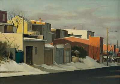 Appraisal: Babette Martino American b Study for Back of Houses on