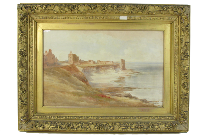 Appraisal: EDWARD ARDEN TUCKER watercolor on paper British - The Cornish