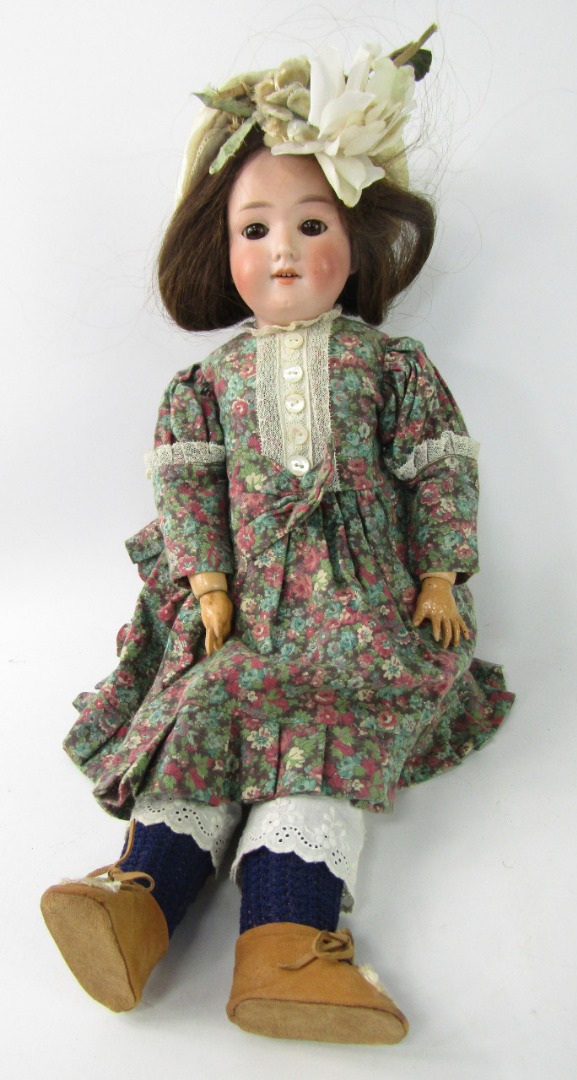 Appraisal: An Armand Marseilles bisque head doll m D R G