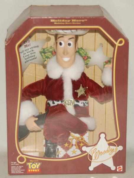 Appraisal: Matel Woody Santa Claus in Box Condition Excellent Size Box