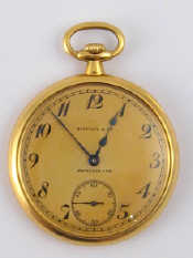 Appraisal: Patek Philippe for Tiffany Co An carat gold cased pocket