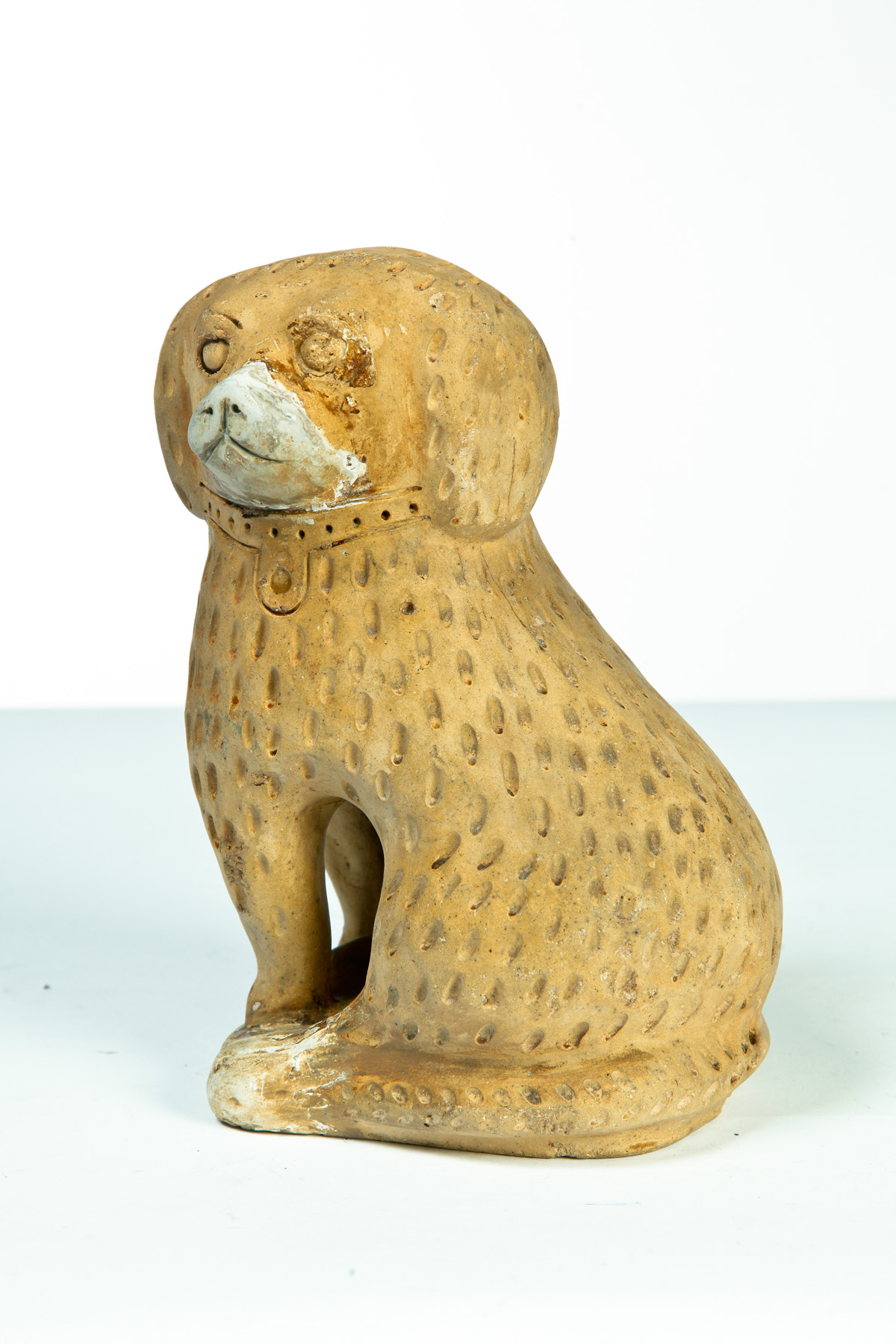 Appraisal: BAGNELL SEWERTILE DOG Early th century Made by George Bagnell