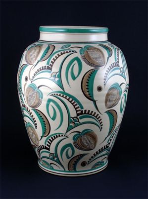 Appraisal: A Poole Pottery Art Deco vase designed by Truda Carter