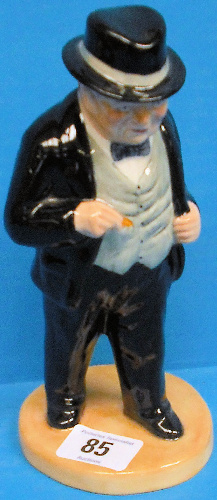 Appraisal: Bairstow Manor Winston Churchill figure Man of the Century Limited