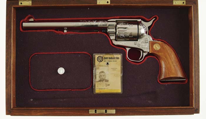 Appraisal: PRESENTATION ENGRAVED COLT SINGLE ACTION ARMY REVOLVER Cal Colt SN