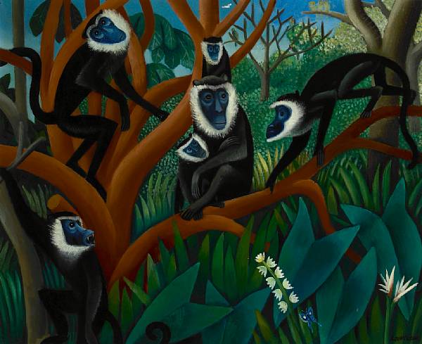 Appraisal: n a Miguel Covarrubias Mexican - Dentro de la selva