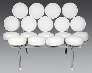 Appraisal: George Nelson for Herman Miller attributed Marshmallow sofa George Nelson