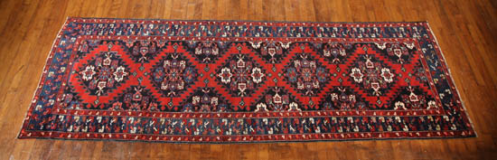 Appraisal: Lot Property of Various Owners Kazak Rug Circa Blue ground