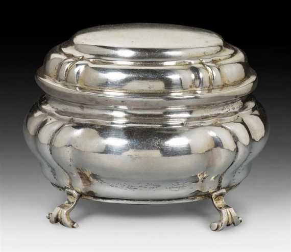 Appraisal: SUGAR BOWL Augsburg th century Johann Christoph Engelbrecht X X