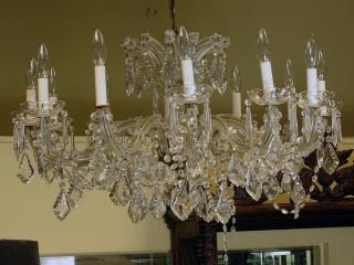 Appraisal: Vintage Maria Theresa style Chandelier Vintage Maria Theresa style Chandelier