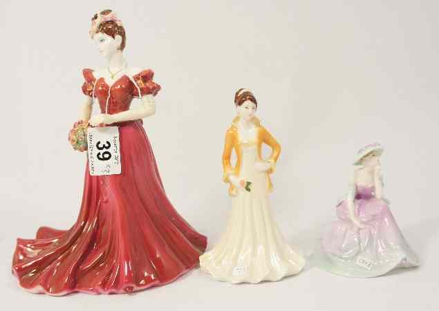 Appraisal: Coalport Figure Ladies of Fashion Jenny Fascination and Debutante Tricia