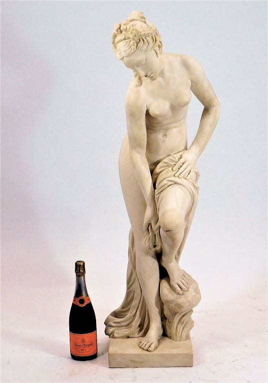 Appraisal: A Santini Italian Classical Nude Woman Sculpture Italy th Century