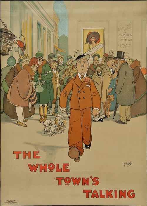 Appraisal: HASSALL John - THE WHOLE TOWN'S TALKING lithograph in colours