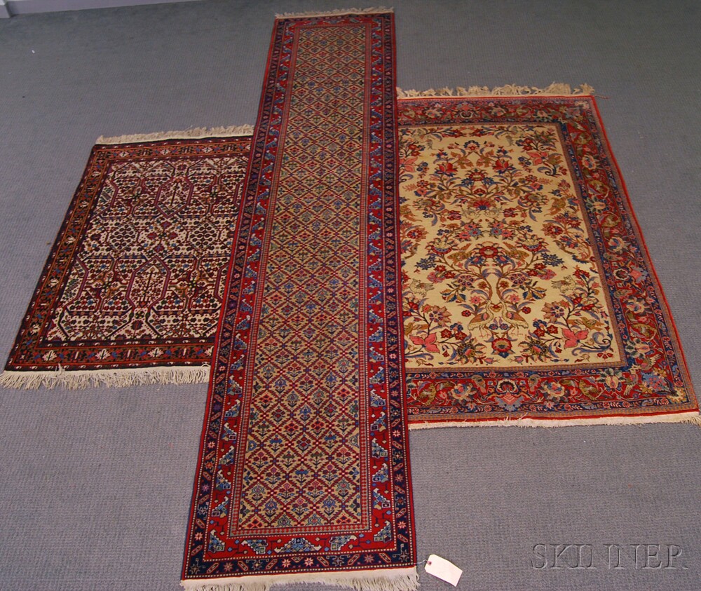 Appraisal: Three Oriental Rugs mid to late th century a Northwest