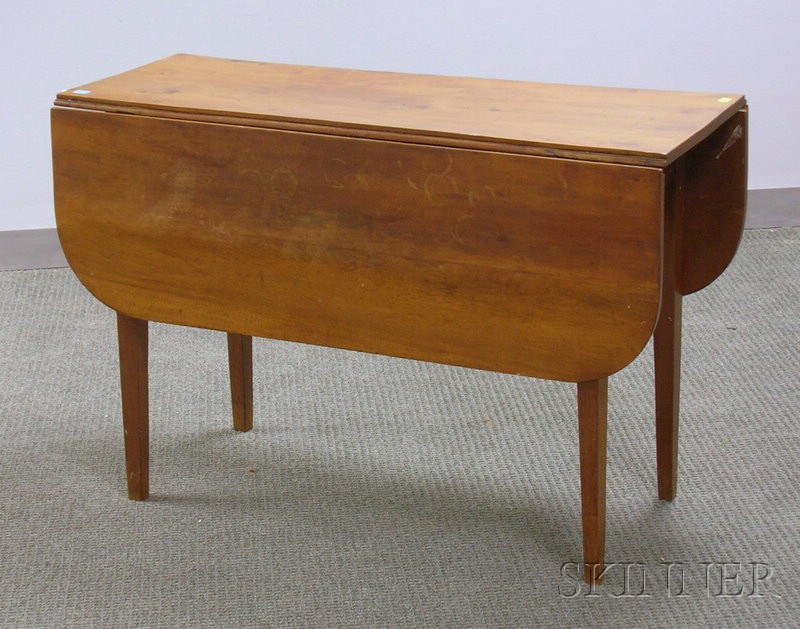 Appraisal: Federal Birch Drop-leaf Table ht lg in