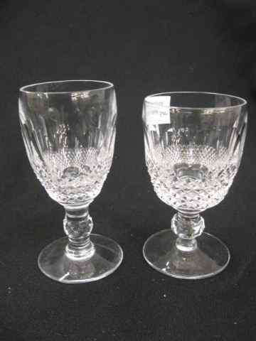 Appraisal: Pair of Waterford Cut Crystal Colleen SherryGlasses '' signed excellent