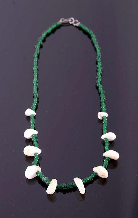 Appraisal: Pacific Coast Indian Mother of Pearl Necklace For your consideration