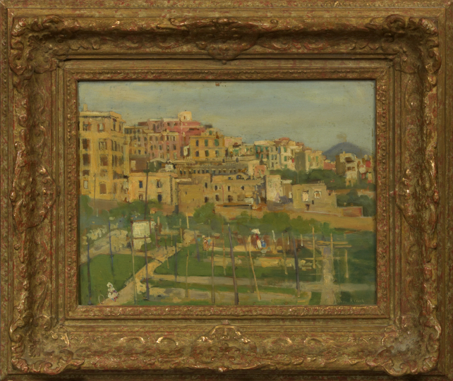 Appraisal: Alson Skinner Clark American - View of Naples and Vesuvius