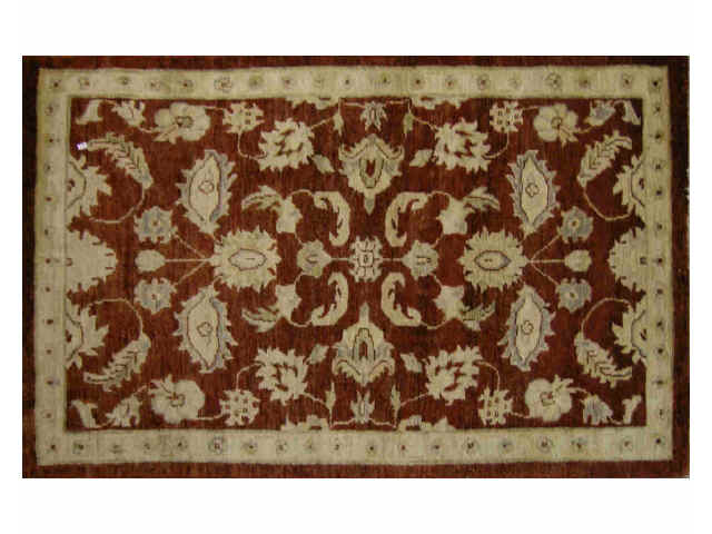 Appraisal: Oriental rug ' x ' traditional design with red and