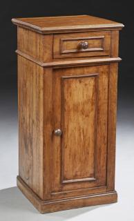 Appraisal: French Louis Philippe Carved Walnut Nightstand French Louis Philippe Carved