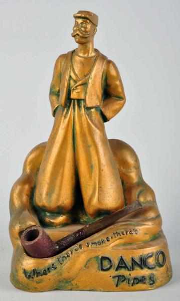 Appraisal: Danco Pipes Advertising Figure s Plaster Condition Excellent Size T