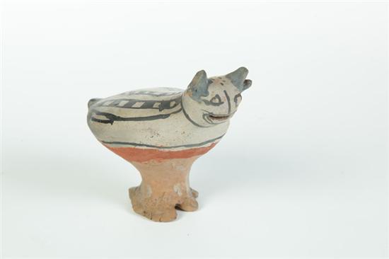 Appraisal: INDIAN EFFIGY FIGURE Cochiti late th-early th century earthenware Small