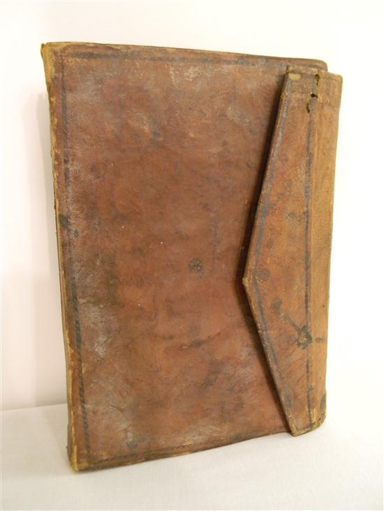 Appraisal: Book th early th C Koran tall Vo full leather