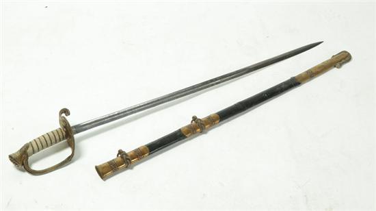 Appraisal: PRESENTATION NAVAL OFFICER'S SWORD Marked by Joseph Starkey London engraved